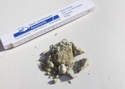 Frostschutzmaterial aus gebr. Granit 0/56