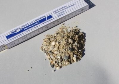 Kiessand dosiert 0/8 (Estrichsand)