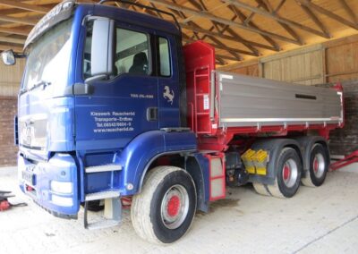 LKW 3-Achser / Sattel PA-UA 350 (3-Seiten-Kipper Alu als Wechselaufbau)