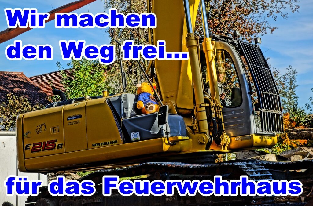 Abbruch für neues Feuerwehrhaus