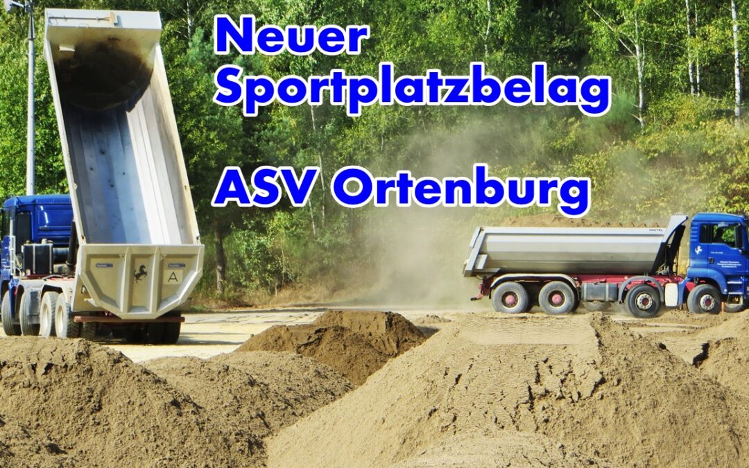 Neuer Sportplatzbelag für den ASV Ortenburg