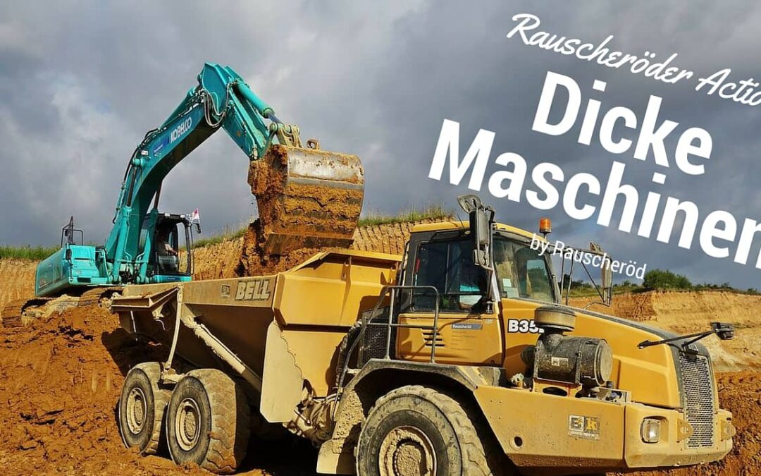 Erdreichtransport mit schweren Maschinen – Video