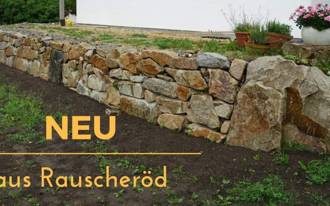 Neue Farbe für die Rauscheröder Mauer