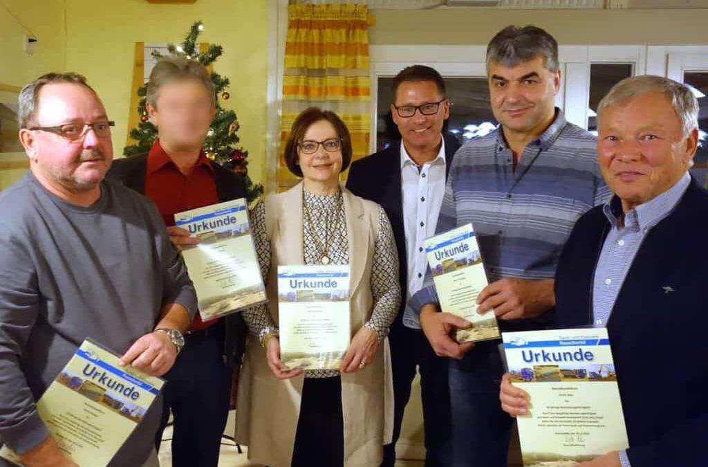 Jubiläen auf der Jahresabschlussfeier 2016