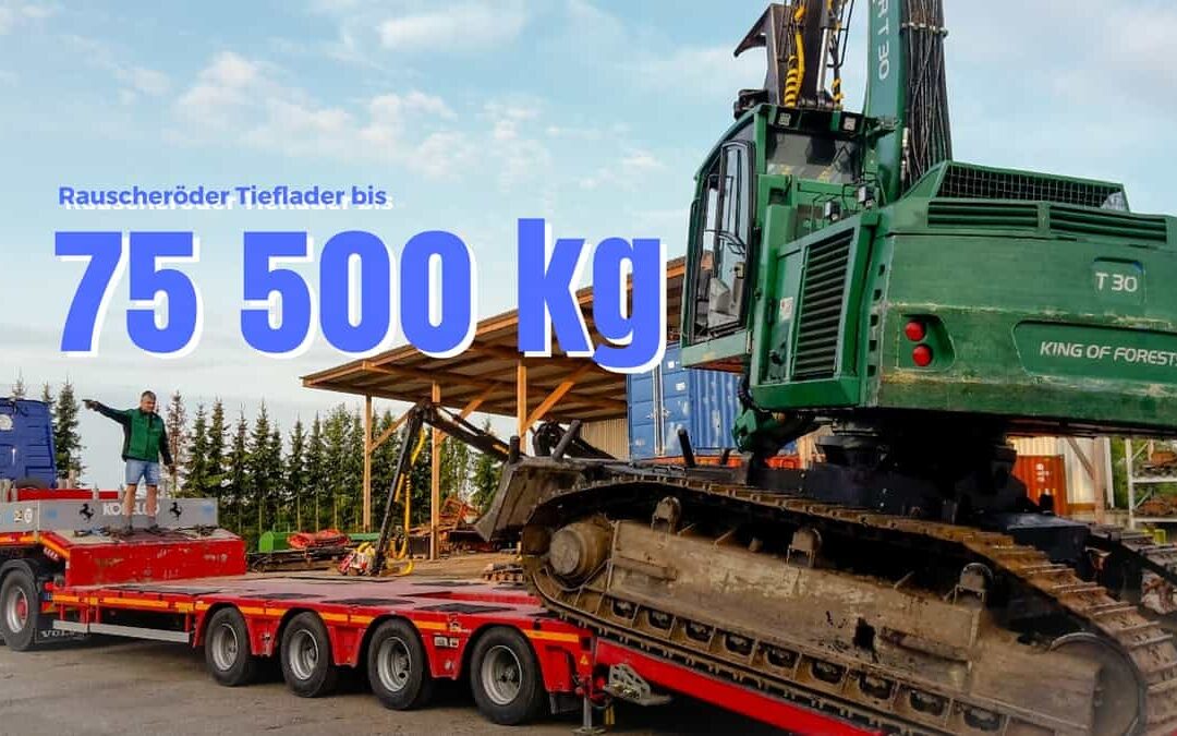 Tieflader bis 75,5 to