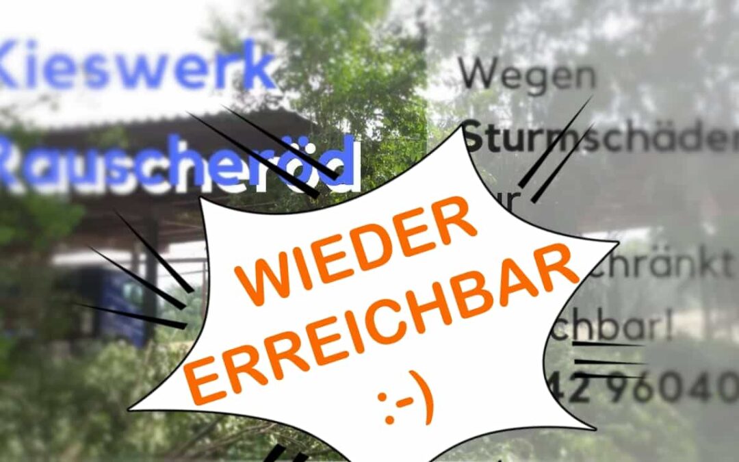 Unwetterschäden in Rauscheröd