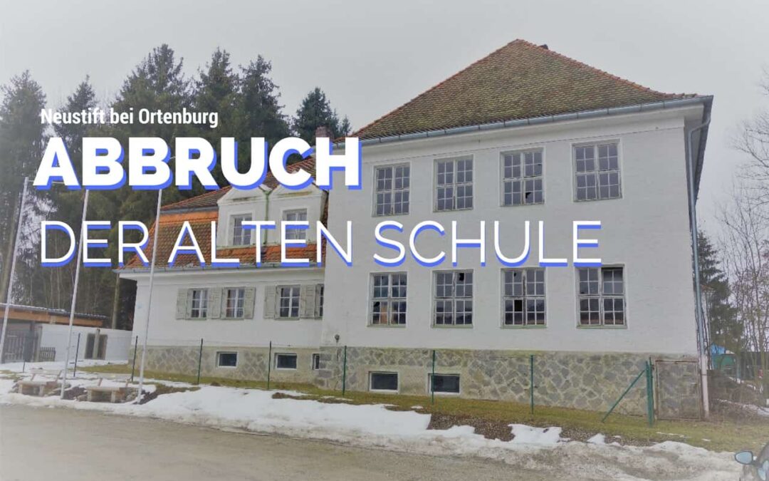 Abbruch der alten Schule in Neustift – Video
