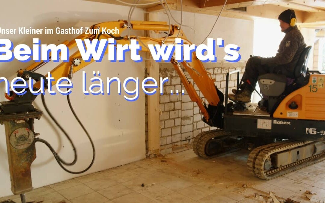 Wenn’s beim Wirt wieder länger wird