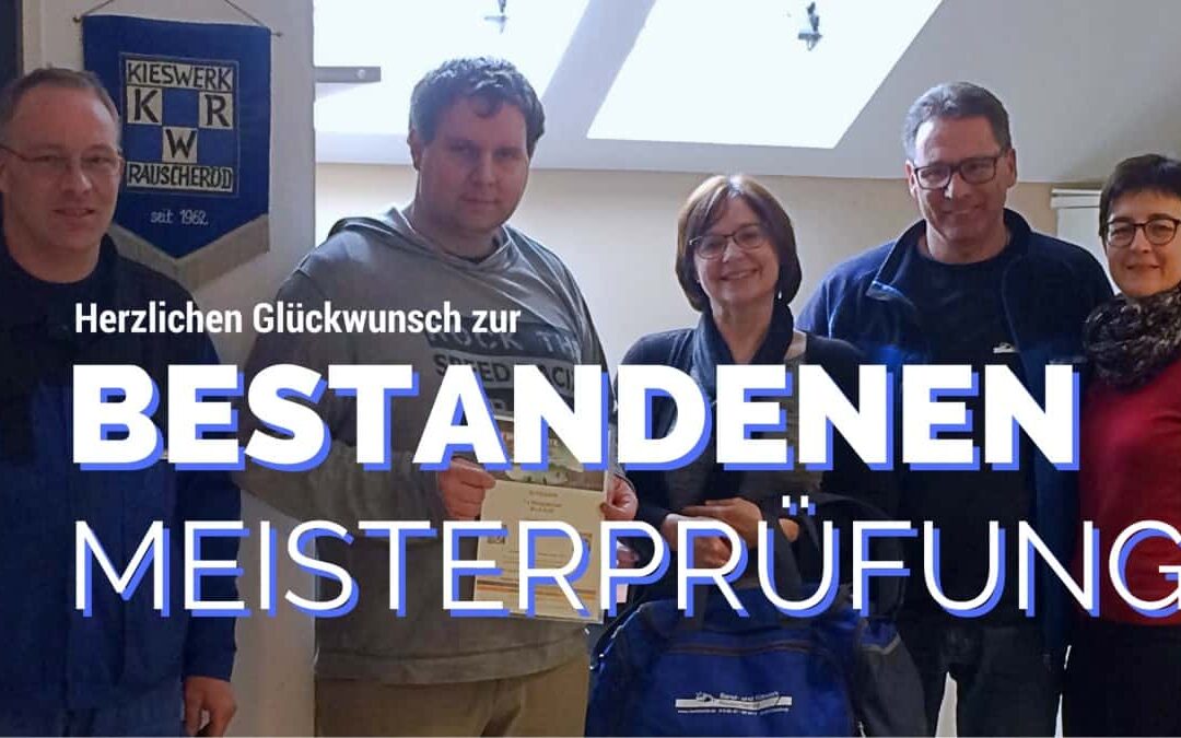Bestandene Meisterprüfung