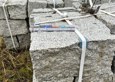 Granit-Blöcke 20x20x40 cm