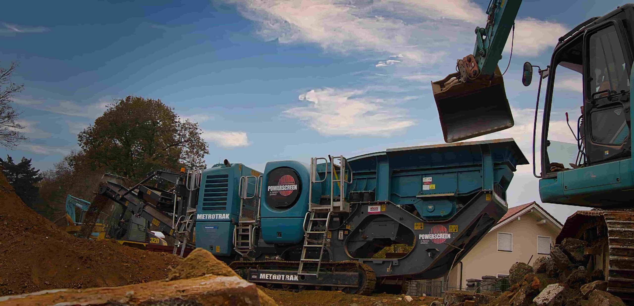 Brecher Powerscreen Bagger